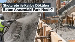Shotcrete ile Kalıba Dökülen Beton Arasındaki Fark Nedir?