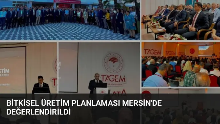 Bitkisel Üretim Planlaması Mersin’de Değerlendirildi