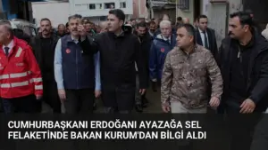 Cumhurbaşkanı Erdoğanı Ayazağa Sel Felaketinde Bakan Kurum’dan Bilgi Aldı
