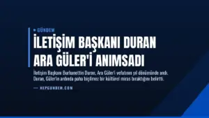 İletişim Başkanı Duran Ara Güler’i Anımsadı