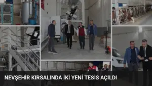 Nevşehir Kırsalında İki Yeni Tesis Açıldı