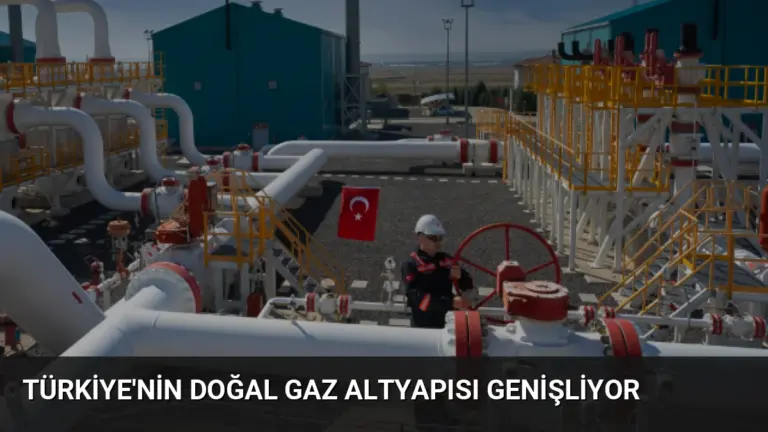 Türkiye’nin Doğal Gaz Altyapısı Genişliyor